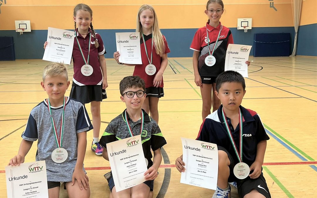 EMILIA & ADAM RANGLISTENSIEGER U11