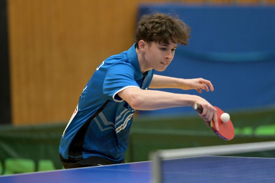 DTTB TOP 12 Jugend 15 und Jugend 19 
am 11.02.2023 in der Kreissporthalle Neudorf in Neudorf

Foto: Jörg Fuhrmann