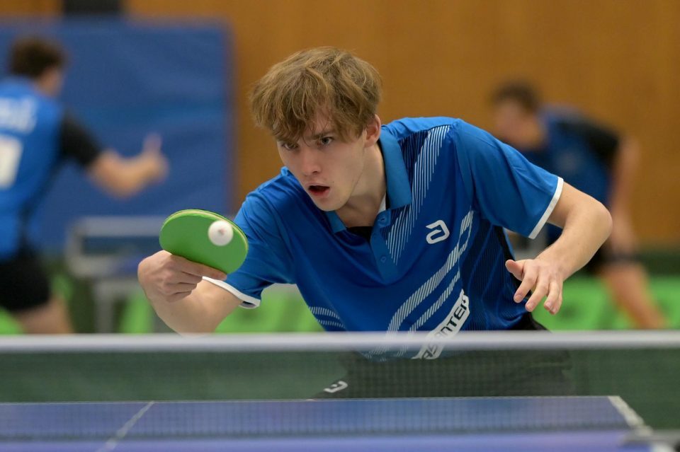 DTTB TOP 12 Jugend 15 und Jugend 19 
am 11.02.2023 in der Kreissporthalle Neudorf in Neudorf

Foto: Jörg Fuhrmann