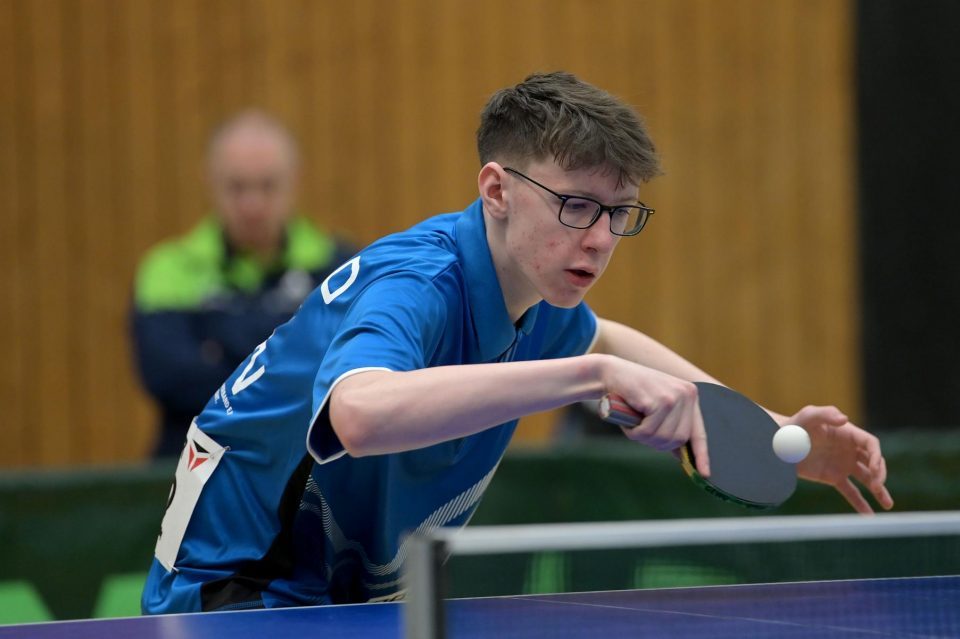 DTTB TOP 12 Jugend 15 und Jugend 19 
am 11.02.2023 in der Kreissporthalle Neudorf in Neudorf

Foto: Jörg Fuhrmann