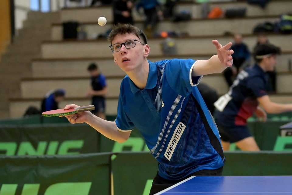 DTTB TOP 12 Jugend 15 und Jugend 19 
am 12.02.2023 in der Kreissporthalle Neudorf in Neudorf

Foto: Jörg Fuhrmann