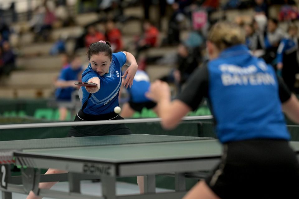 DTTB TOP 12 Jugend 15 und Jugend 19 
am 12.02.2023 in der Kreissporthalle Neudorf in Neudorf

Foto: Jörg Fuhrmann