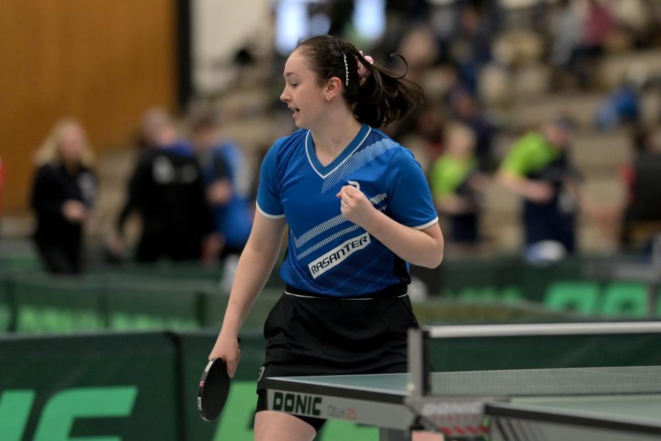 DTTB TOP 12 Jugend 15 und Jugend 19 
am 12.02.2023 in der Kreissporthalle Neudorf in Neudorf

Foto: Jörg Fuhrmann