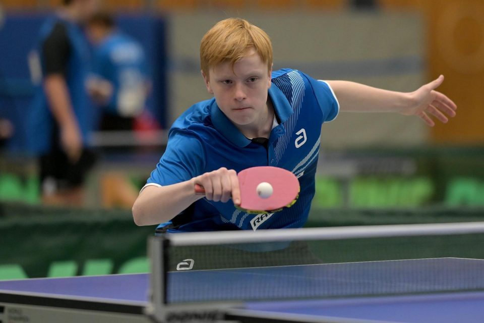 DTTB TOP 12 Jugend 15 und Jugend 19 
am 12.02.2023 in der Kreissporthalle Neudorf in Neudorf

Foto: Jörg Fuhrmann