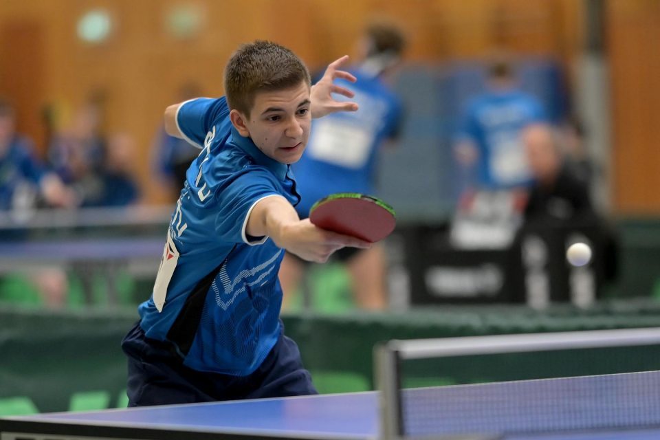 DTTB TOP 12 Jugend 15 und Jugend 19 
am 12.02.2023 in der Kreissporthalle Neudorf in Neudorf

Foto: Jörg Fuhrmann