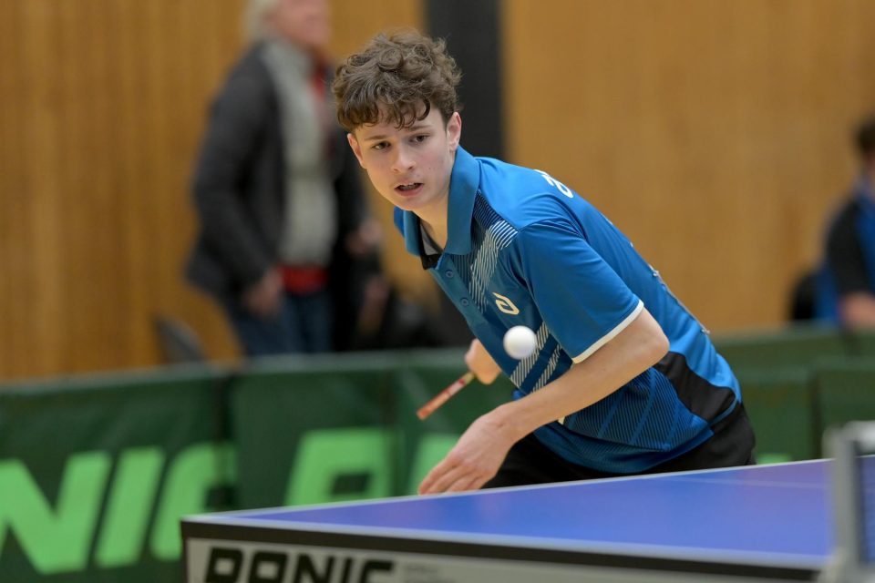 DTTB TOP 12 Jugend 15 und Jugend 19 
am 12.02.2023 in der Kreissporthalle Neudorf in Neudorf

Foto: Jörg Fuhrmann