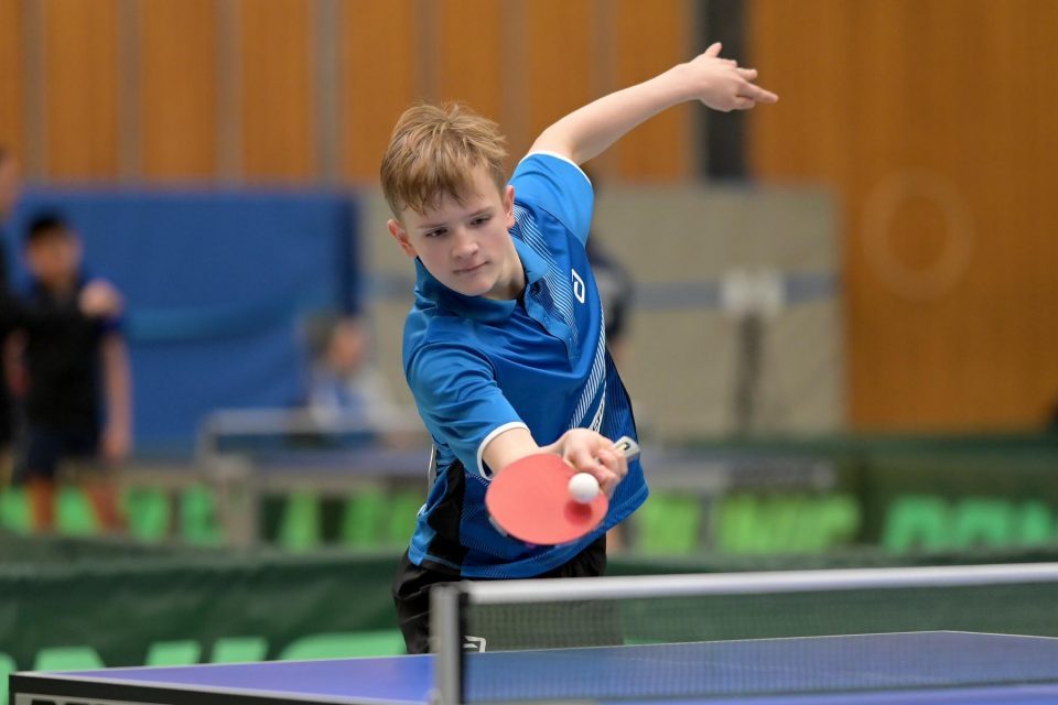 DTTB TOP 12 Jugend 15 und Jugend 19 
am 12.02.2023 in der Kreissporthalle Neudorf in Neudorf

Foto: Jörg Fuhrmann