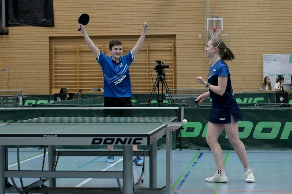 Tischtennis Nationale Deutsche Meisterschaften Jugend 15 am 11.03.2023 in der Kochenwaldhalle in Bad Friedrichshall




Foto: Jörg Fuhrmann