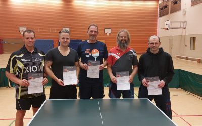 Bälle entscheiden Senioren 40 Bezirksendrangliste