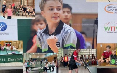 Tischtennis-Minimeisterschaften 2024 in Dorsten