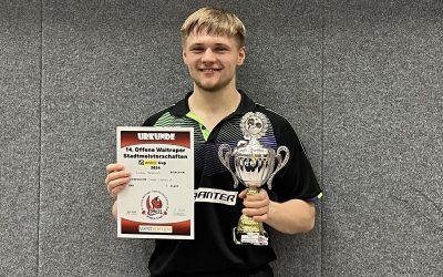 14. Offene Stadtmeisterschaften Waltrop: Über 600 Meldungen an vier Tagen