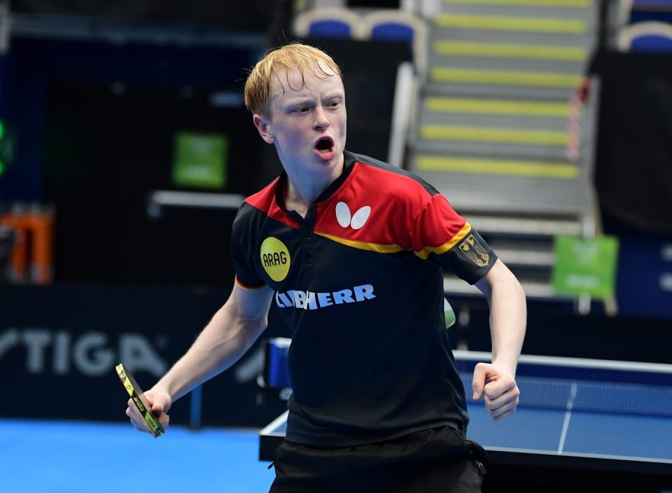 European Youth Table Tennis Championships at Baltiska Hallen in Malmo, Sweden.