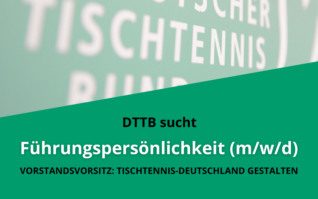 STELLENAUSSCHREIBUNG DTTB