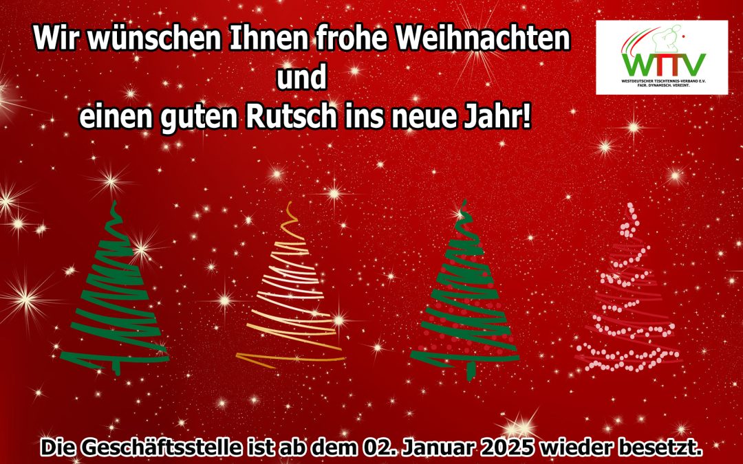 FROHE WEIHNACHTEN!