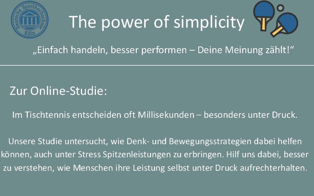 STUDIE – JETZT TEILNEHMEN
