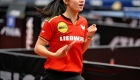 European Table Tennis Championships U13 in Kosta, Sweden, Craft Arena - 24 September 2025: LI_Emma-Germany-EC2025_U13-0816