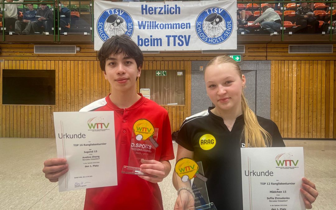 SOFIIA UND AVELINO SIEGEN