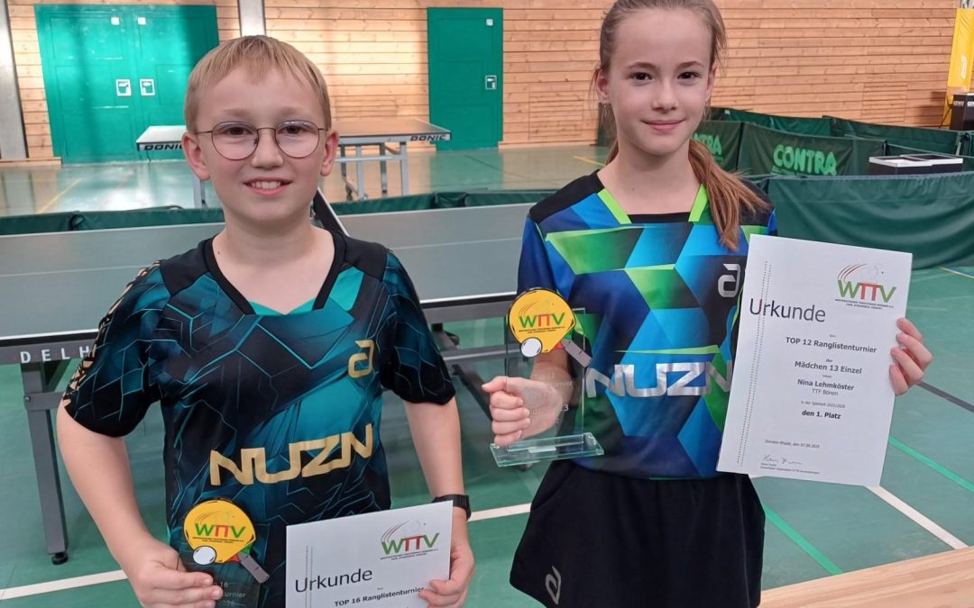 NINA UND MATS SIEGEN BEI JUGEND 13