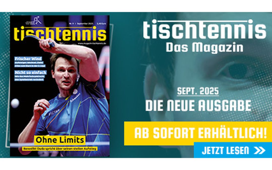 MAGAZIN „tischtennis“ SEPTEMBER