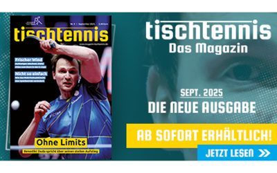 MAGAZIN „tischtennis“ SEPTEMBER