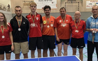 Regionaleinzelmeisterschaften: Kreis Gütersloh und TuS Wadersloh – Fotogalerie der Erwachsenen- und Seniorenklassen