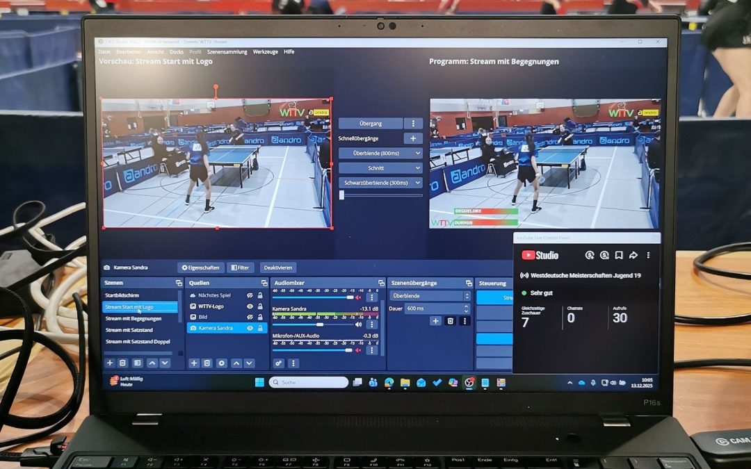 ZWEI TISCHE IM LIVESTREAM