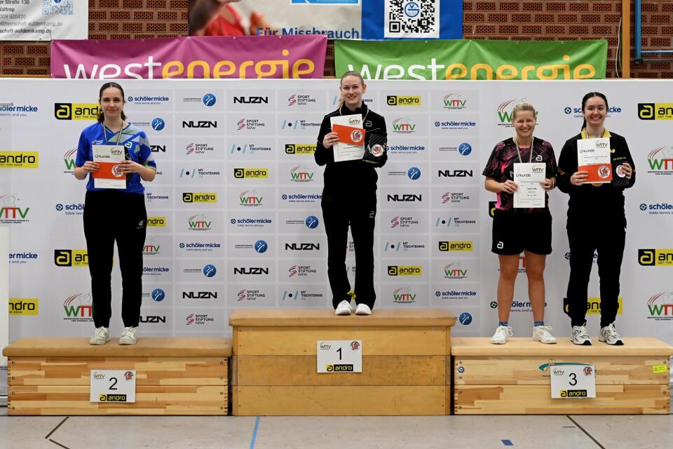 TT 78. Westdeutsche Einzelmeisterschaften Damen und Herren am 18.01.2026 im Sportzentrum Nord in Waltrop


Foto: Jörg Fuhrmann