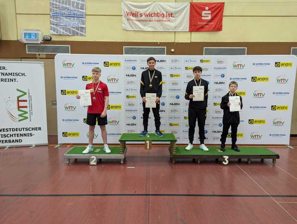 Siegerehrung Jungen 15