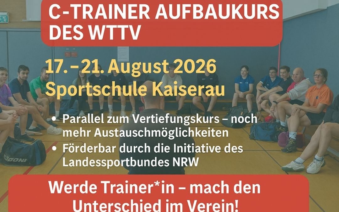 NEUER C-TRAINER-AUFBAUKURS