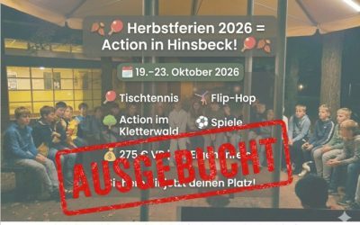HERBSTFREIZEIT – AUSGEBUCHT