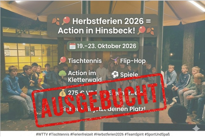 HERBSTFREIZEIT – AUSGEBUCHT