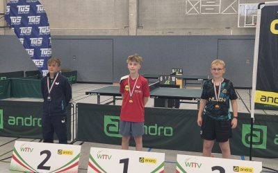 2. Platz für Falco Vorbeck bei der WTTV-Rangliste J 15
