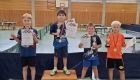 Jugend 11 Einzel (v.l.n.r.): Matteo Jürgens (ESV), Selim Akhmassi (SV Brackwede), Theo Limberg (TuS Quelle), Leon Bergen (ESV)